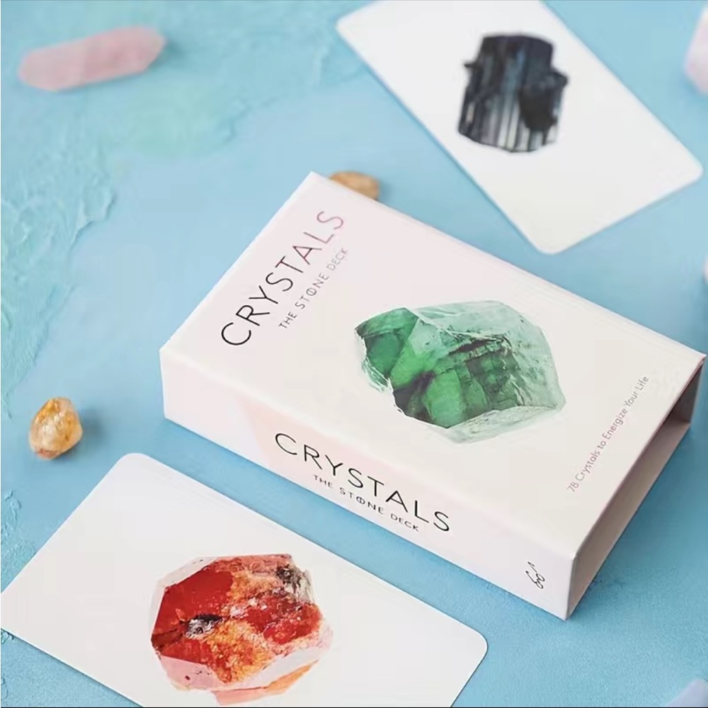 Crystals The Stone Deck Oracle tarot energy card deck